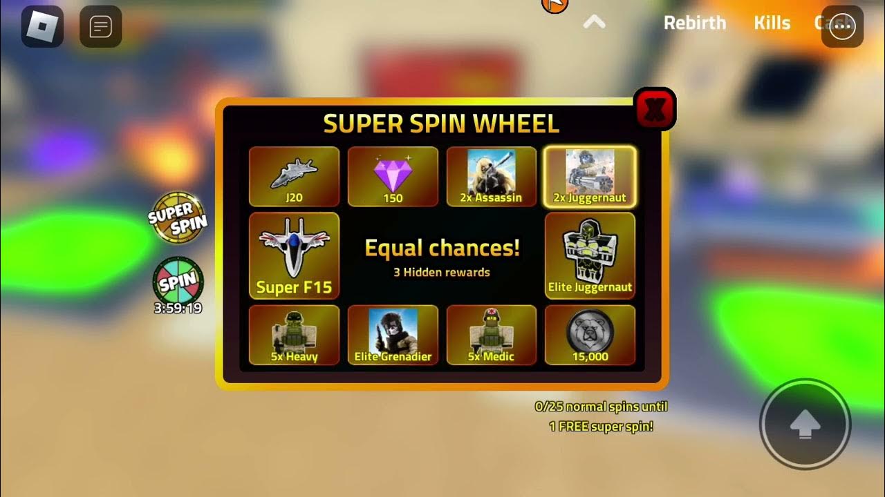 Roblox military tycoon: super spin - YouTube