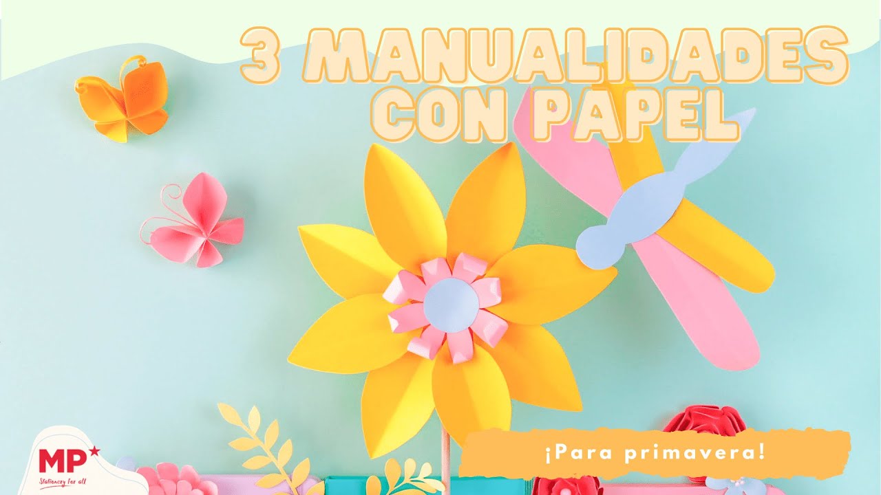 3 MANUALIDADES RÁPIDAS Y FÁCILES PARA PRIMAVERA