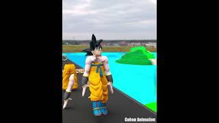 Help Build a Queen Run Challenge With Goku Part 2  #shorts #onepiece #luffy #goku #dragonball