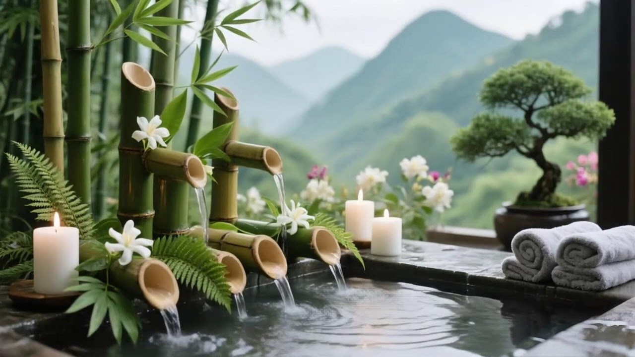 Soothing Relaxing Music 🌻 Peace of Mind, Anxiety Relief, Calm Water for 24 Hour Sleep Relax 10