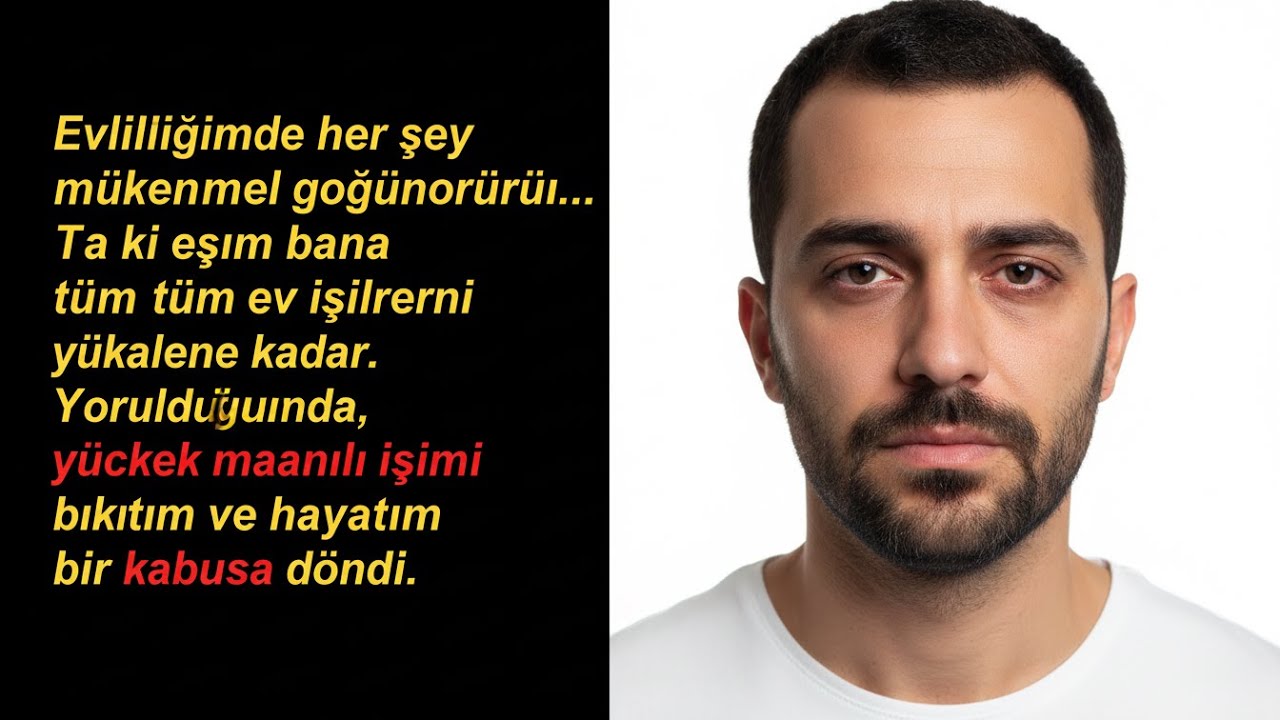 EŞİM TÜM EV İŞLERİNİ BANA YAPTIRDI, İŞTEN SONRA YORULDUM, YÜKSEK MAAŞIMI BIRAKTIM