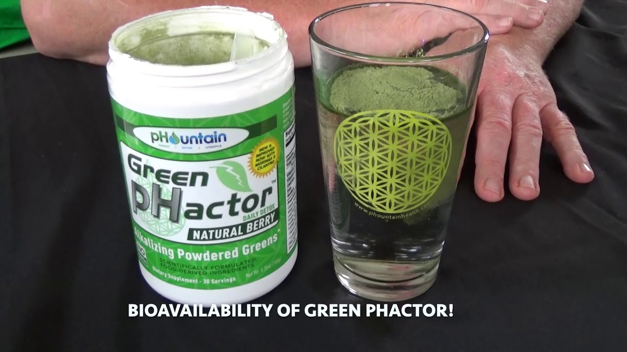 Bioavailability of Green pHactor! YouTube
