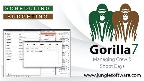 Managing Crew and Shoot Days in Gorilla Scheduling