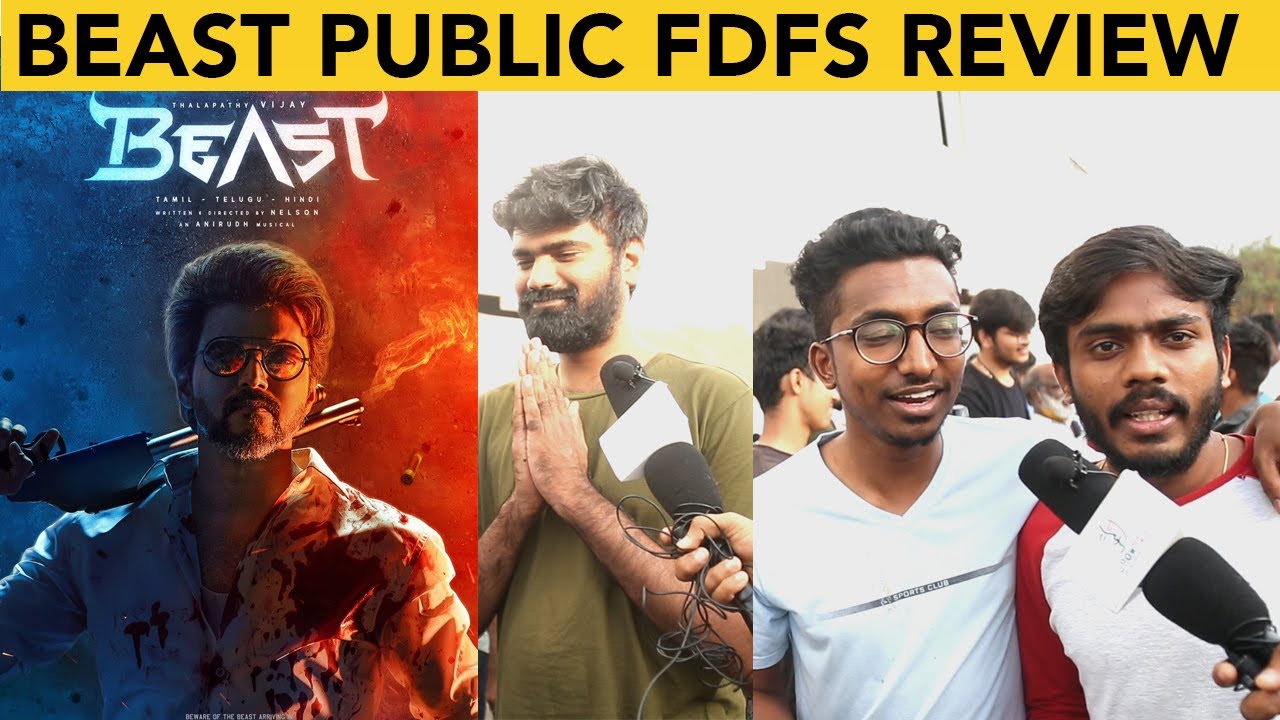 Beast Public FDFS Review | Beast Public Review tamil | Beast Movie Review | Beast Public Talk