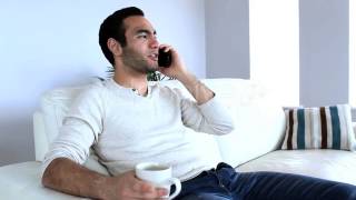 Stock Footage - Man Having A Phone Conversation Videohive
