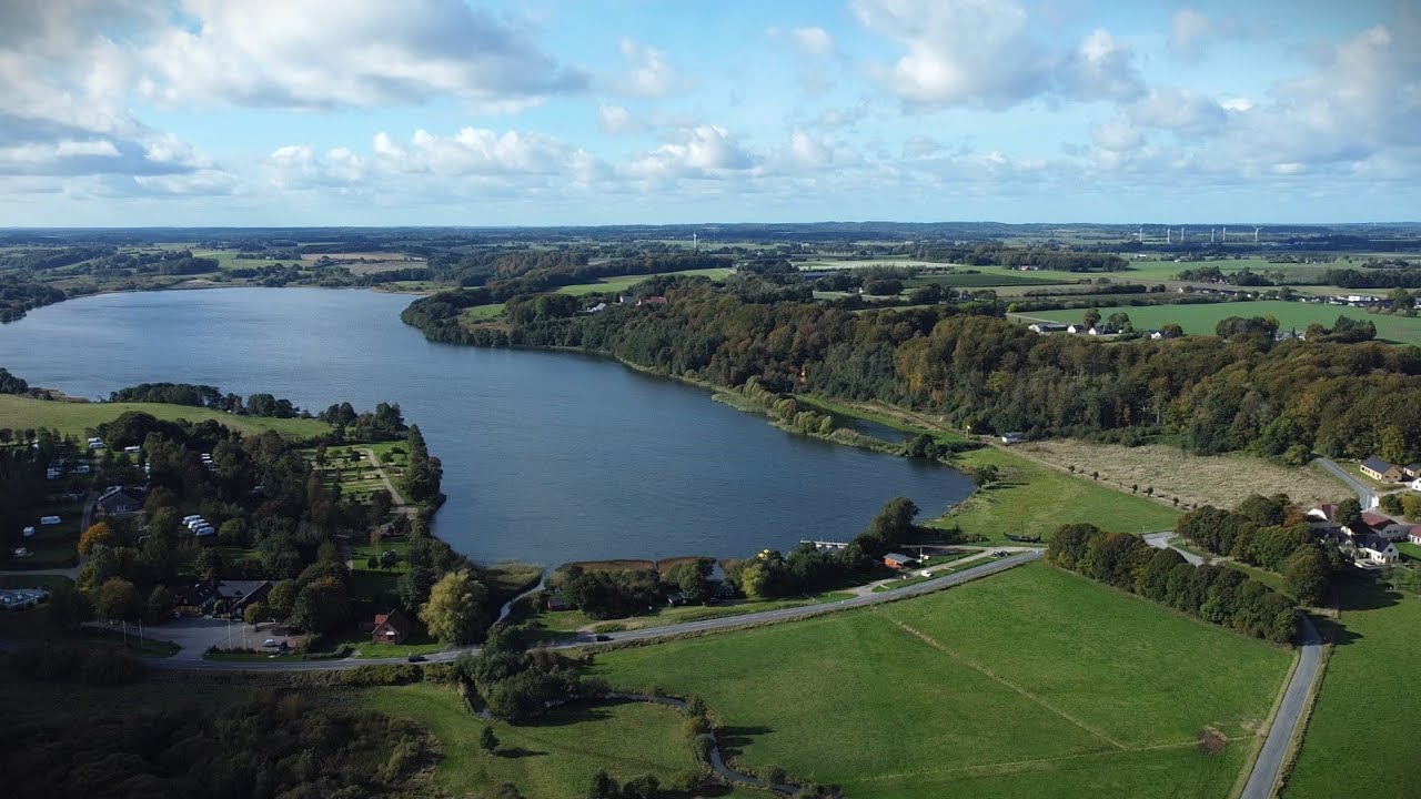 Fårup Sø - Aerial - YouTube