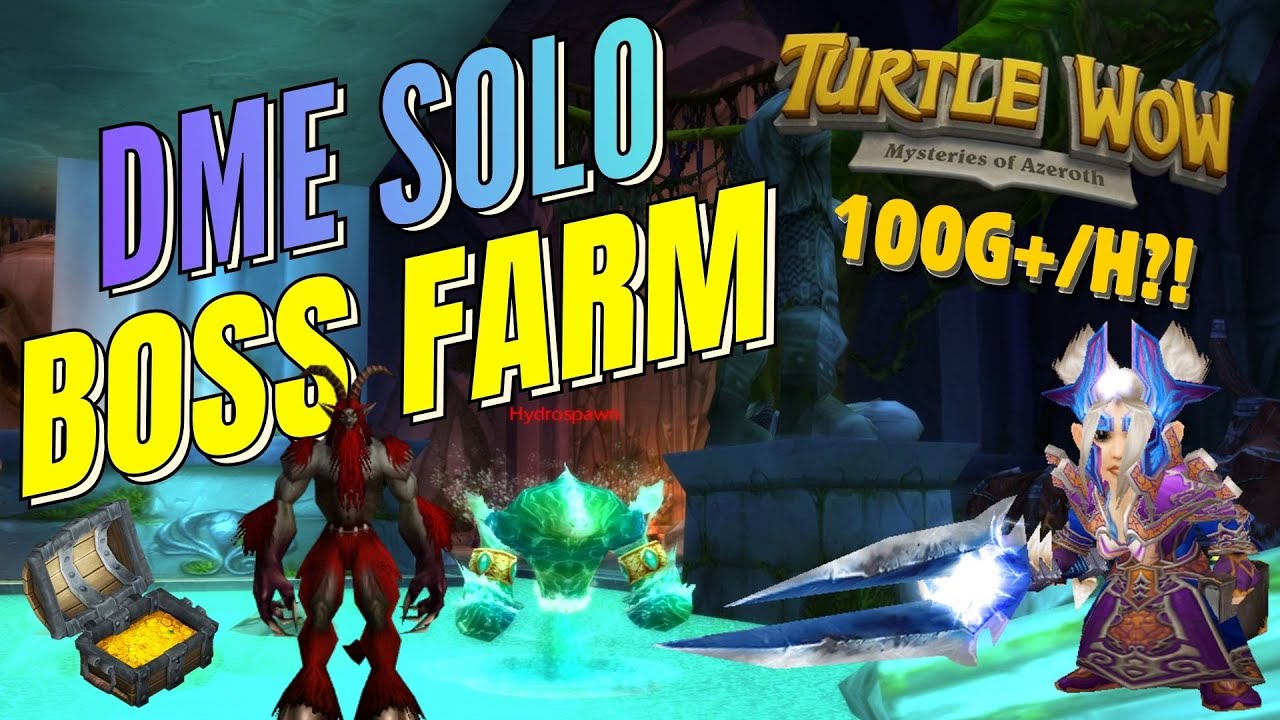 Turtle WoW: НОВИНКА! Фарм боссов в одиночку на Восточном ущелье Дир Маул! 100+ золота в час (Гидр...