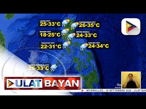 Panibagong bagyo, nabuo sa labas ng Philippine Area of Responsibility