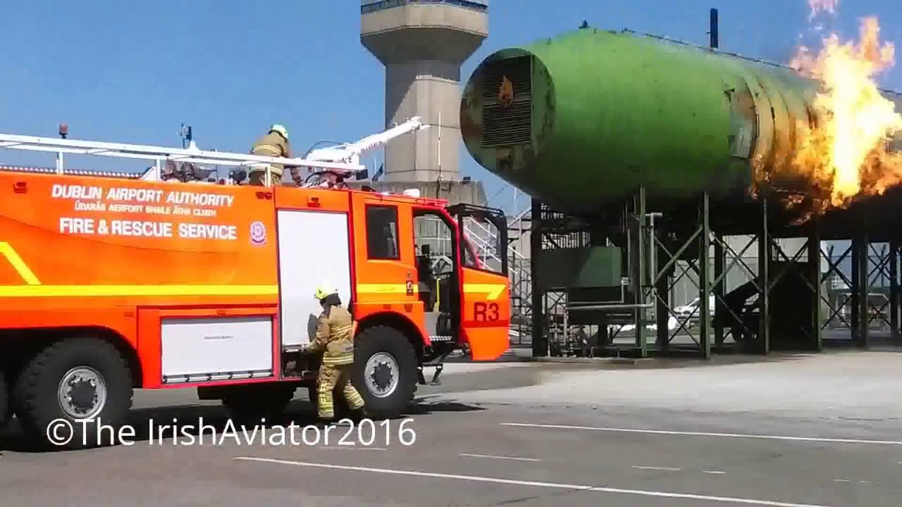 *Must See* Dublin Airport Fire Service Training!!! YouTube