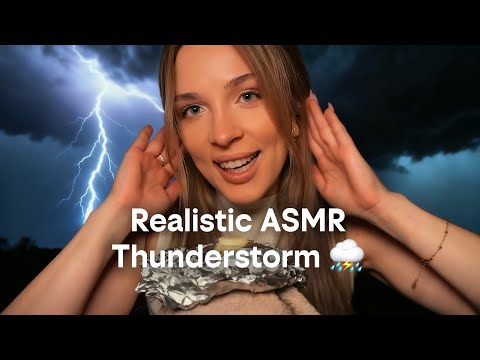Heavy Thunderstorm ASMR 🌩️ | Deep Sleep, Relaxation & Rain Sounds