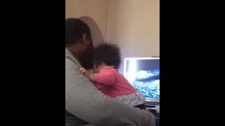 Sisters Baby Sister Watching A Movie