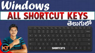 Windows All keyboard shortcut Keys in Telugu