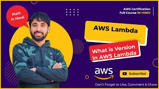 AWS Tutorial 190 - AWS Lambda  - What is Version in AWS Lambda - How to use Lambda Version