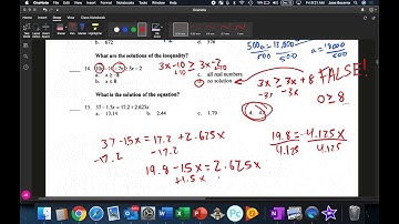 Algebra 1 Midterm Review