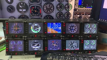 FSX/P3D B58 & G5 PFD+HSI gagues running in X-Plane-11 with SPAD.neXt
