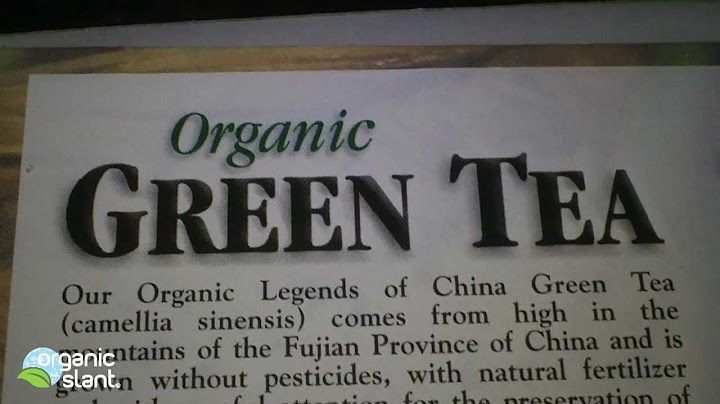 Radiation Monitor Organic China Green Tea Uncle Lee's 2-25-2013 | Organic Slant