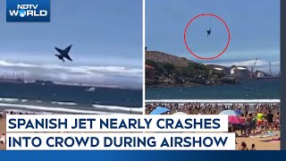 Download Lagu Viral Video | Spanish EF-18 Hornet Jet Nearly Crashes Into Crowd During Airshow In Gijon MP3 Download Lagu Viral Video | Spanish EF-18 Hornet Jet Nearly Crashes Into Crowd During Airshow In Gijon MP3