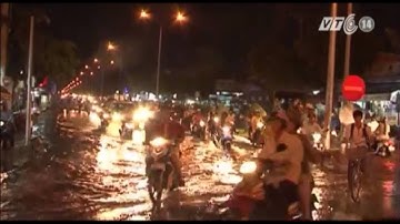 VTC14_Cần Thơ: Triều cường đạt đỉnh, giao thông tê liệt_09.10.2013