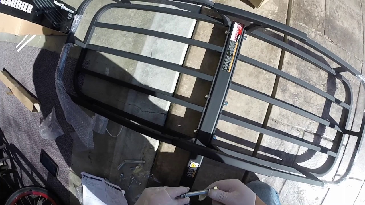 Harbor Freight Cargo Carrier (unboxing and assemble) YouTube