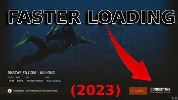 HOW TO MAKE RUST LOAD FASTER (2023)
