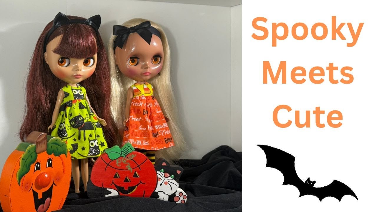 Make a Blythe Doll Halloween Display with Me