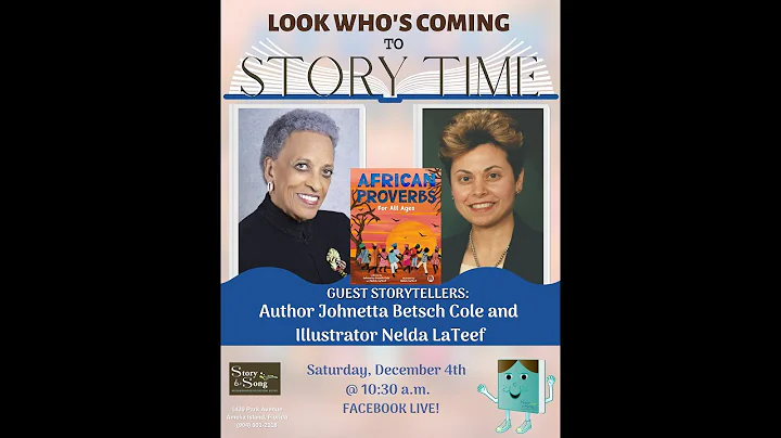 A Special Guest Story Time with Author Johnnetta B...