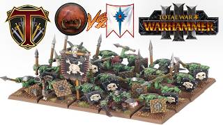 OLD SCHOOL GOBBO TIDE! Greenskins vs High Elves - Total War Warhammer 3