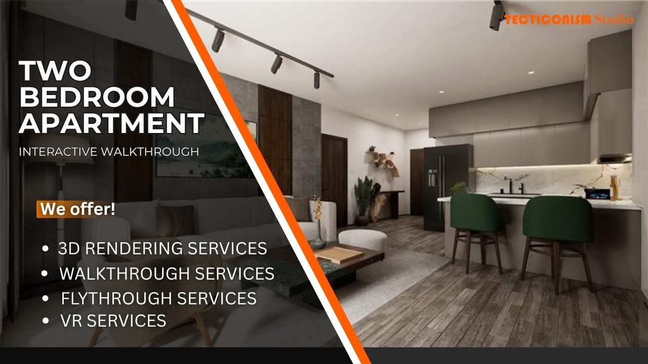 Two Bedroom Apartment | Interactive Walkthrough in Unreal Engine 5 ...