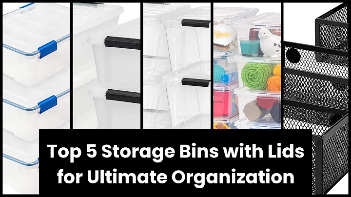 Storage bins with lids for organizing: Top 5 Storage Bins with Lids for Ultimate Organization ✔