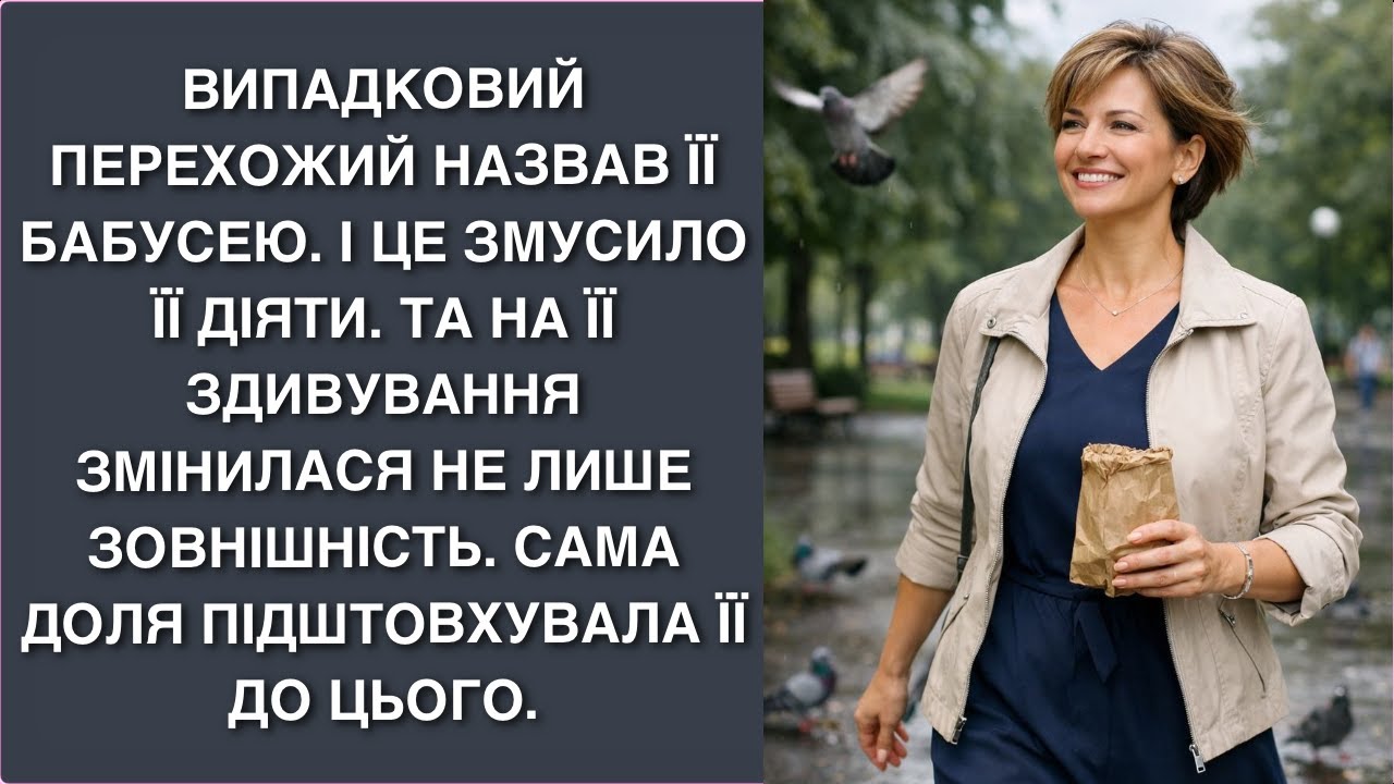 Випадковий перехожий назвав її бабусею. І це змусило її діяти. Та на її здивування змінилася не лише