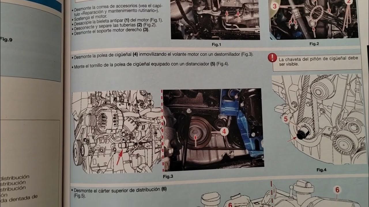 Manual de taller Dacia Sandero II cambiar correa de distribución YouTube