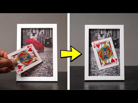 This Card Literally Passes Through Glass! Revealed