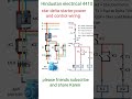 star delta starter power and control wiring diagram#explained #three phase motor connection#shoerts