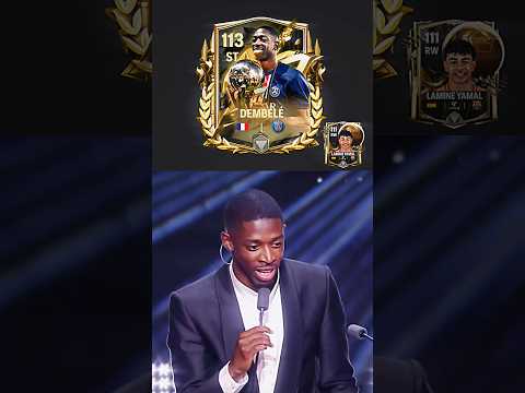 Dembele Speech ☠️🔥 #fcmobile #fifamobile #ballondor