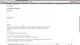 008   Python at hackerrank   Interchange Numbers attempt 1