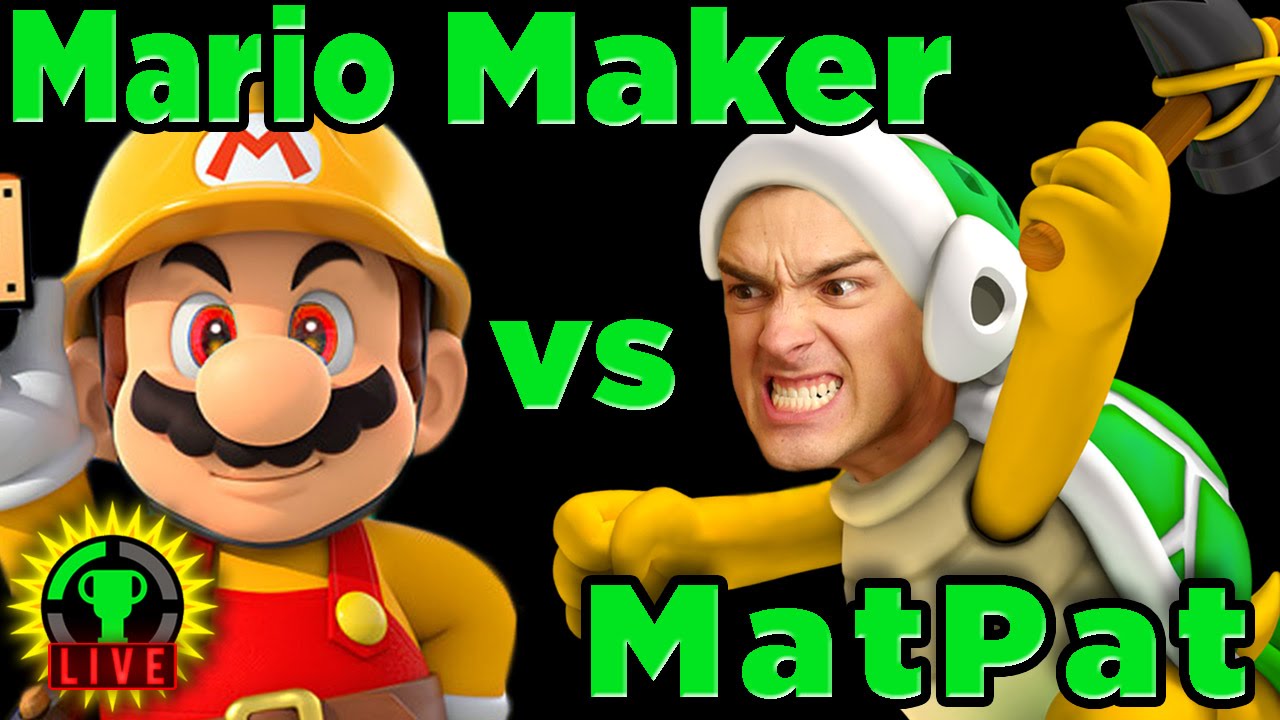 GTLive: MatPat Vs. Mario Maker Wednesday! - GTLive Channel 