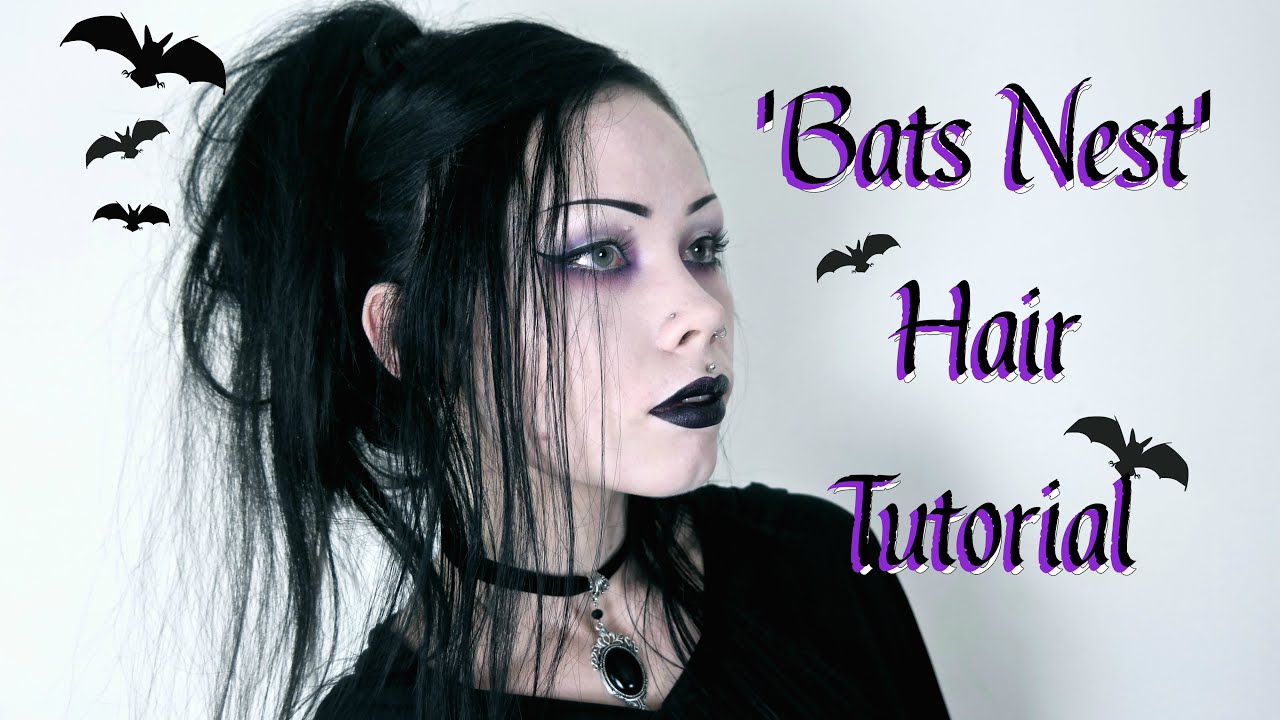 Goth Hairstyle(s) tutorial for men and women - YouTube