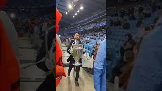 THE TROPHY IS BACK AT THE ETIHAD #ucl #championsleague #uefachampionsleague
