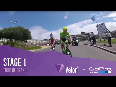 Tour de France 2016: Stage 1 on-board highlights