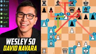 Celebrity ♟️ Wesley So DESTROYS David Navara!                                                  [Stockfish 17] Net Worth