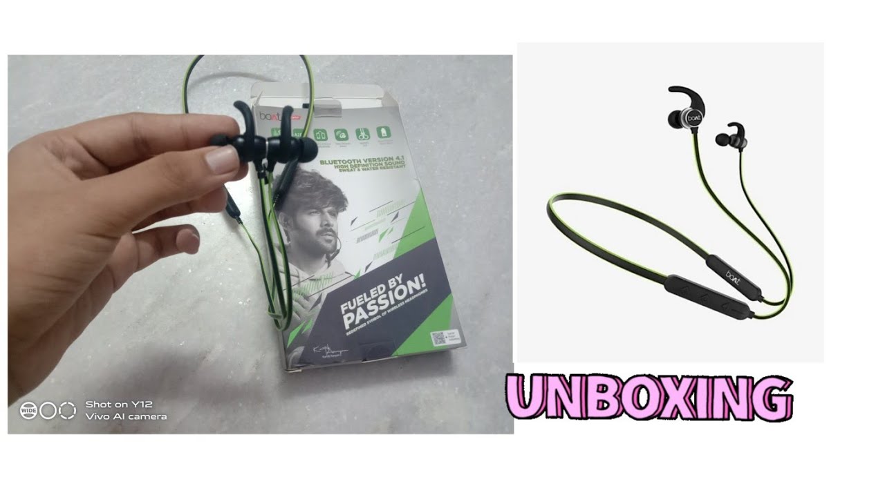Unboxing of boAt Rockerz 255F Bluetooth headphone
