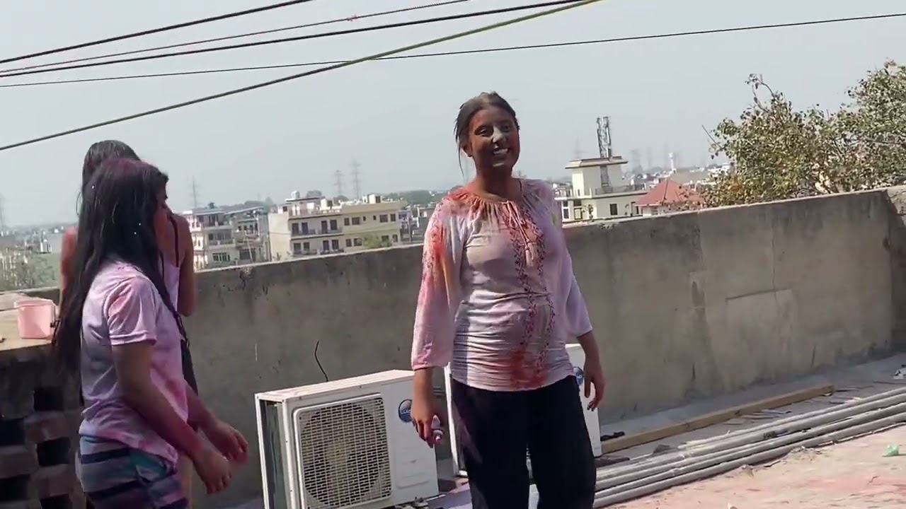 Happy holi guys 😁||sneha mor ||