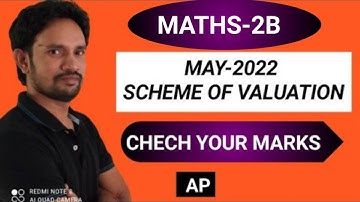 MATHS-2B MAY 2022 SCHEME OF VALUATION /INTER SECOND YEAR MATHS-2B SCHEME OF VALUATION