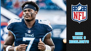 Titans QB Malik Willis ALL THROWS/RUNS In London Week 6 | 2023!Full Highlights vs. Ravens