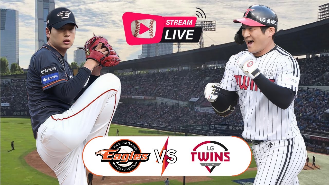LIVE KBO Hanwha Eagles vs LG Twins (Vertical) - YouTube