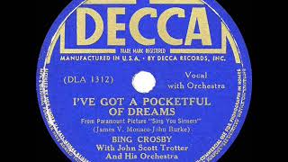 1938 HITS ARCHIVE: I’ve Got A Pocketful Of Dreams - Bing Crosby
