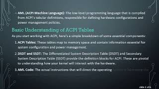 Understanding ACPI and AML: A Beginner’s Guide to Compiling and Running ACPI Functions