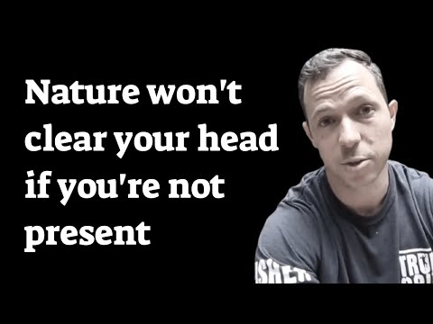 How easy it is to stay stuck in your thoughts