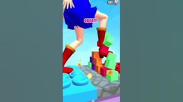 ASMR Tippy Toe Try Again |tippy toe3D  level 311 #Xshorts #tippytoe #satisfying #asmr