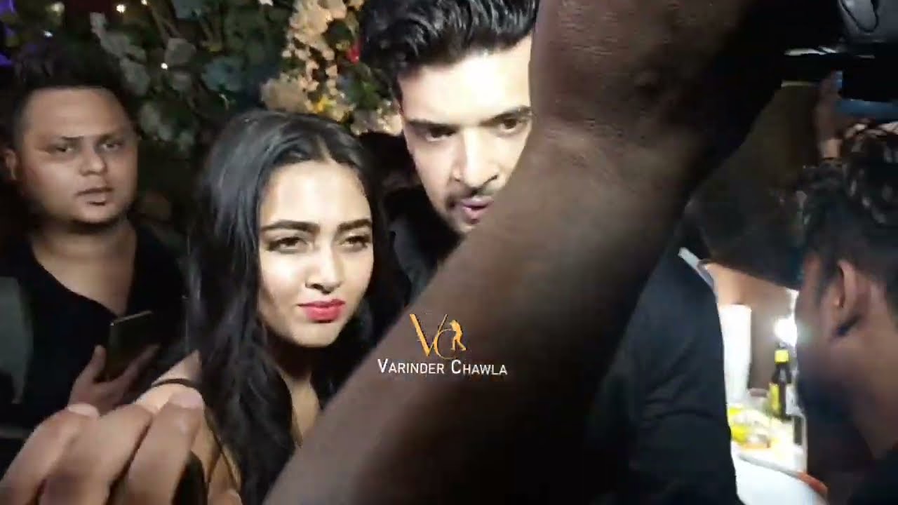 Karan Kundra & Tejaswi Prakash At Lock Upp Success Party Exit Video Off